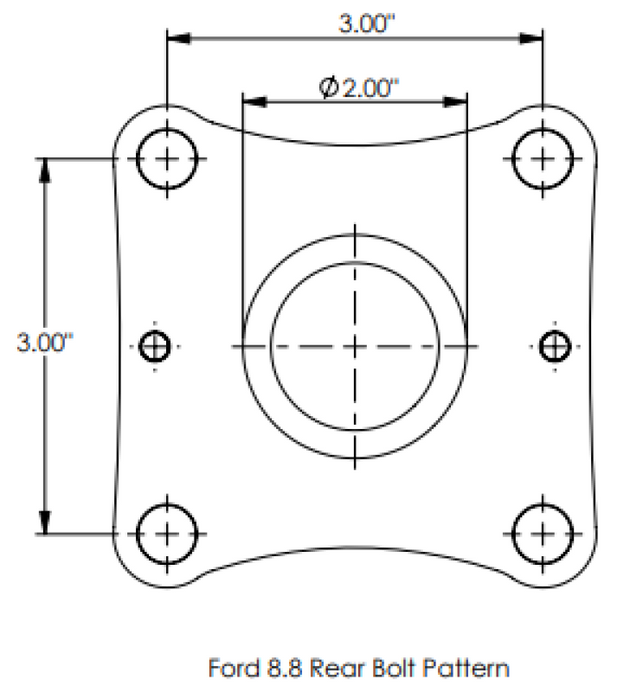 DSS Driveshaft Shop aluminum driveshaft for Ford F150 4WD regular cab short bed, 4-inch length, sturdy and lightweight vehicle part.