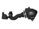 aFe Momentum GT Pro 5R cold air intake system installed in a 2019-2021 GM truck with a 4.3L V6 engine, showing the intake components.