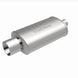 MagnaFlow stainless steel muffler with tip, 14x5x8 inches, 2.25/4 inch inlet and outlet, automotive exhaust system component