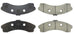 StopTech performance front brake pads for 2006-2009 Chevrolet Corvette Z06, high-performance automotive brake components.