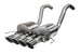CORSA Performance axle-back exhaust for 2015-2019 Chevrolet Corvette C7 Z06 6.2L with dual NPP, showcasing the dual exhaust tips.