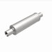 MagnaFlow Mag SS muffler with 14x4x4 inch dimensions and dual 2x2 inlet and outlet pipes, stainless steel construction, on a white background.