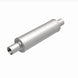 MagnaFlow Mag SS muffler with 14x4x4 inch dimensions and dual 2x2 inlet and outlet pipes, stainless steel construction, on a white background.