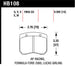 Blue Hawk AP Racing 14mm 9012 race brake pads for high-performance braking systems, showing the brake pad with branding details.