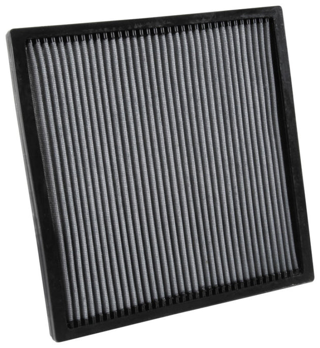 K&N Engineering cabin air filter for 2010-2015 Chevrolet Camaro V6 and SS V8 models, designed to improve air quality inside the vehicle.