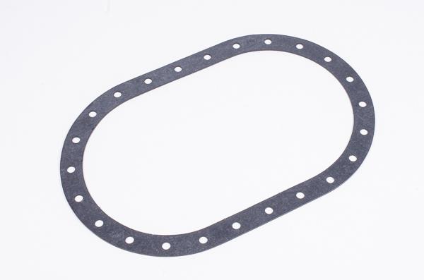 Radium Engineering Fuel Cell Gasket 6x10 for 24-bolt engine applications, showing the gasket's shape and bolt holes.