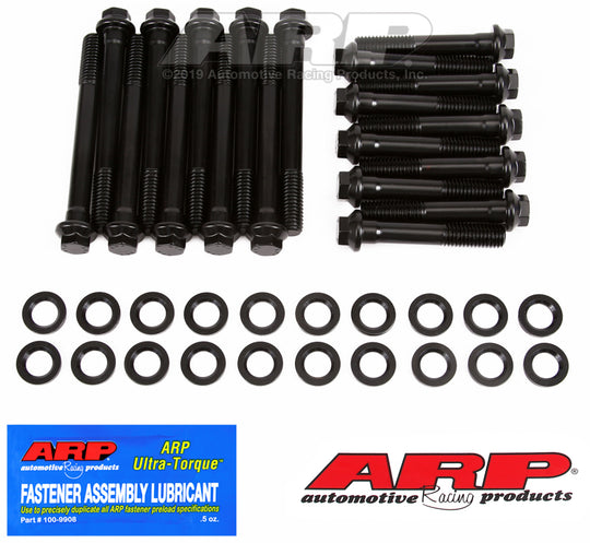 ARP BB Ford 390-428 FE Series head bolt kit showing high-strength bolts and studs for engine cylinder head assembly.