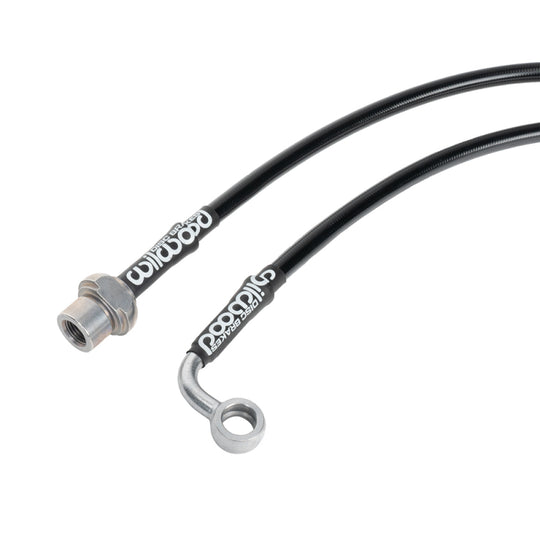 Wilwood front brake line kit for 2005-2015 Toyota Tacoma, flexible brake line set with fittings for reliable stopping power.