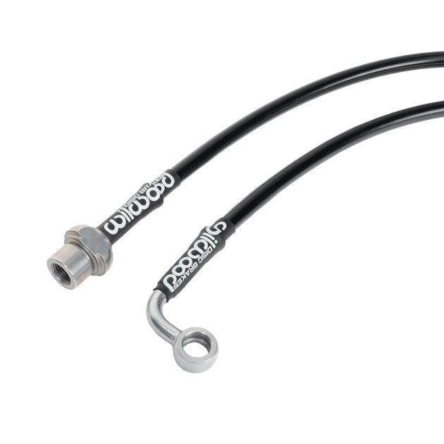 Wilwood front brake line kit for 2005-2015 Toyota Tacoma, flexible brake line set with fittings for reliable stopping power.