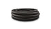 Vibrant -10 AN black nylon braided flex hose with PTFE liner, 20ft long, used for automotive or industrial fluid connections.