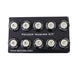 NRG black fender washer kit with rivets for plastic, set of 10, showing hardware components and black washers on a white background.