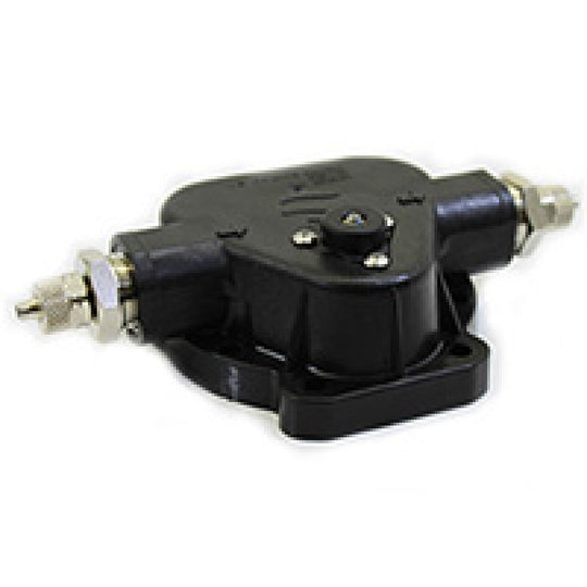 Snow Performance injection pump upper housing assembly for 40900 Pump Push-Loc, durable metal part for snowmobile or vehicle boost systems.