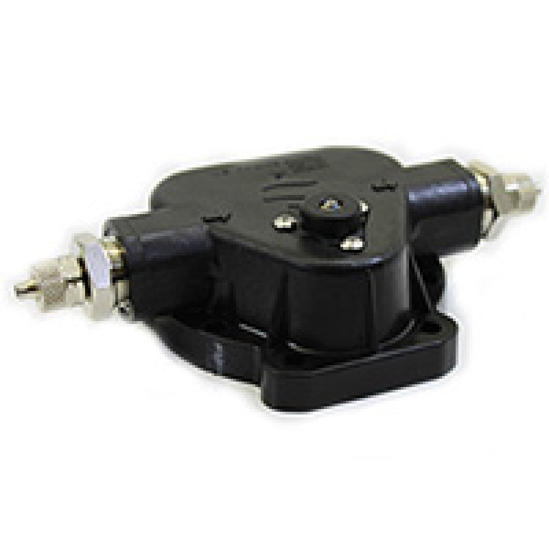 Snow Performance injection pump upper housing assembly for 40900 Pump Push-Loc, durable metal part for snowmobile or vehicle boost systems.