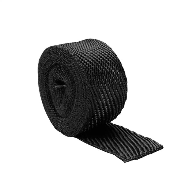 DEI Titanium black exhaust wrap 2in x 25ft, used for heat insulation on automotive exhaust systems.