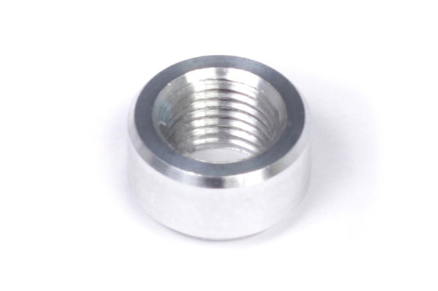 Altech aluminum weld fitting M14 x 1.5 threaded fitting for automotive or industrial use, shown in close-up view
