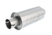 Borla S-Type muffler with 2.5-inch inlet and outlet, 5-inch round body, 10-inch length with notch, automotive exhaust component