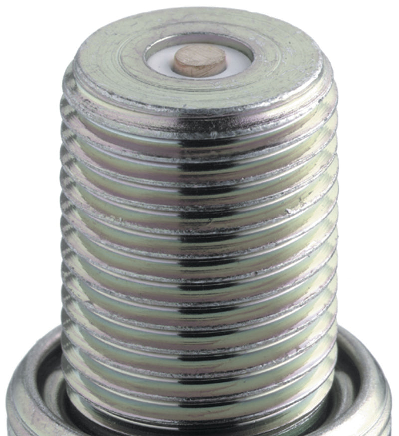 NGK Racing Spark Plug box of 4, high-performance automotive spark plugs with metal shells and ceramic insulators.