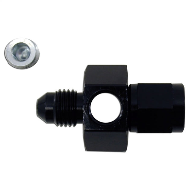 Nitrous Express Nitrous Flo-Thru Manifold 4AN Swivel fitting for high-performance automotive nitrous systems.