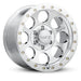 Mickey Thompson Classic Pro 17x9 cast wheel with polished finish, 8x6.5 bolt pattern, 5-inch backspacing, 0 offset, 125.2mm bore