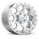 Mickey Thompson Classic Pro 17x9 cast wheel with polished finish, 8x6.5 bolt pattern, 5-inch backspacing, 0 offset, 125.2mm bore