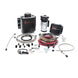 Snow Performance Stage 4 Boost Cooler Platinum water methanol injection kit with SS braid line and 4AN fitting.