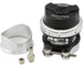 Turbosmart RacePort Gen V black blow off valve for superchargers, showcasing sleek black finish and compact design.