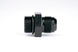 Aeromotive ORB-10 to AN-10 male flare adapter fitting showing metal fittings with threaded ends for automotive fuel systems.