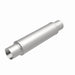 MagnaFlow Mag SS 3-inch muffler with 14x4x4-inch dimensions, showcasing the stainless steel construction and inlet/outlet openings.