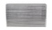 Vibrant intercooler core with 17.75-inch length, 9.85-inch height, and 3.5-inch thickness showing fins and metal construction.