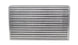 Vibrant intercooler core with 17.75-inch length, 9.85-inch height, and 3.5-inch thickness showing fins and metal construction.