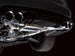 AWE Tuning Cadillac CT5-V Blackwing catback exhaust with chrome silver tips, showcasing its sleek design and polished finish.