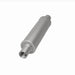 MagnaFlow Mag SS muffler with 14x4x4 inch dimensions and dual 2x2 inlet and outlet pipes, stainless steel construction.