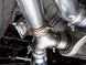AWE Tuning Cadillac CT5-V Blackwing catback exhaust with chrome silver tips, showcasing its sleek design and polished finish.
