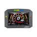AEM CD-7G Carbon flush digital dash display gauge with internal 20Hz GPS and antenna, showcasing sleek black carbon design.