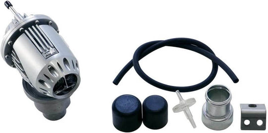 HKS 90-95 Toyota MR2 3SGTE SSQV4 blow off valve kit installed on engine, showcasing the turbocharger system and BOV components.