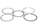 Wiseco piston ring set with 99.75mm bore, includes three rings of 1.2, 1.5, and 2.0mm thickness on ring shelf stock.