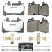 PowerStop Z26 Extreme Street brake pads for 2020 Chevrolet Corvette front performance brake system with hardware.
