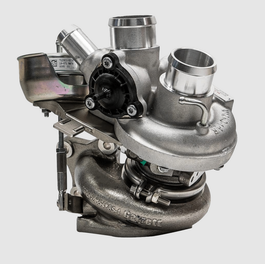 Garrett G42-1585 G-Series II Super Core assembly showing detailed metal components and craftsmanship.