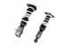 HKS HIPERMAX S coilover suspension kit installed on Subaru WRX STI, showing the adjustable shock absorbers and coil springs.