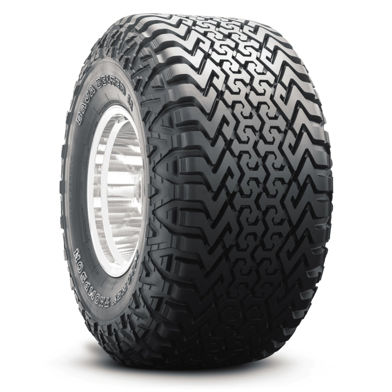 Mickey Thompson Baja Belted II UTV tire in 18.5/39R17LT size with on-road tread pattern and sidewall branding.