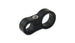 Vibrant aluminum stepped hose separator fitting, 7/16 inch to 11/16 inch ID, used for hose organization and fluid connections.