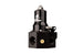 Aeromotive Pro-Series EFI Boost Reference Fuel Pressure Regulator showing pressure gauge and fuel inlet connections.