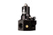 Aeromotive Pro-Series EFI Boost Reference Fuel Pressure Regulator showing pressure gauge and fuel inlet connections.