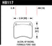 Hawk Performance AP Racing CP3696 blue 9012 race brake pads for high-performance racing vehicles.