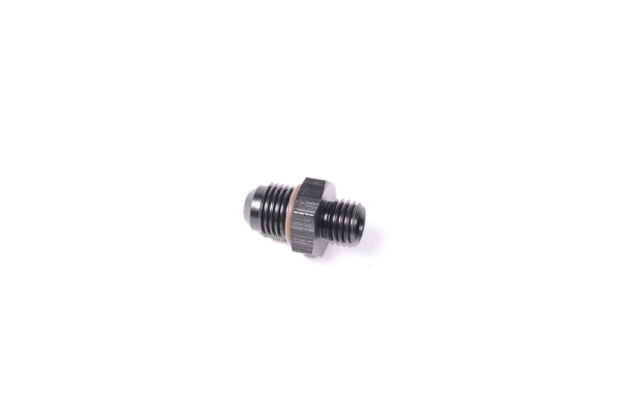 Radium Engineering M12x1.5 to 6AN adapter fitting showing metal fittings and threading on a white background.