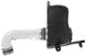 K&N Engineering silver Typhoon short ram cold air intake for 2016-2017 Chevy Camaro 3.6L engine, showing the intake with filter and tubing.