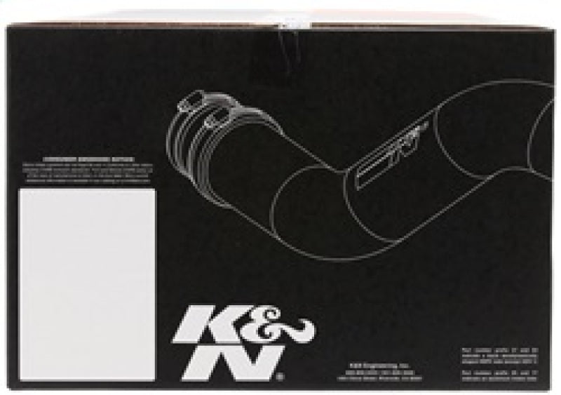K&N Engineering Cold Air Intake for 2010 Chevy Camaro 3.6L V6, showing the black performance aircharger with intake tubing.