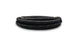 Vibrant -10 AN two-tone black and blue nylon braided flex hose, 5-foot roll, durable and flexible automotive fluid transfer hose