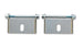 Vibrant replacement EASY MOUNT IC bracket assembly with hardware, suitable for intercoolers, includes two brackets and IC #12800.