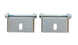 Vibrant replacement EASY MOUNT IC bracket assembly with hardware, suitable for intercoolers, includes two brackets and IC #12800.